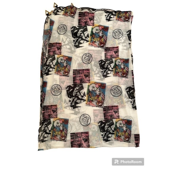 SWIMINISTA x James Peter Henry Superb Long Sarong in Art Toss Print - Picture 1 of 4